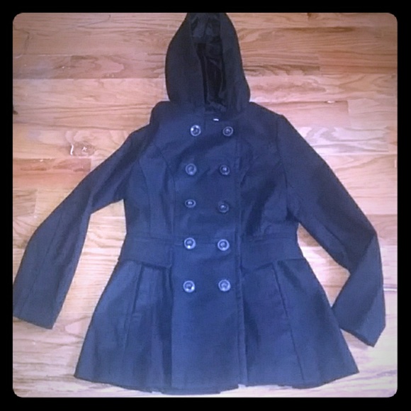 Yoki Jackets & Blazers - Black pea coat